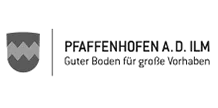Logo der Stadt Pfaffenhofen an der Ilm – Kommunaler Auftraggeber bei Bauprojekten mit Michael Schmid Architekten