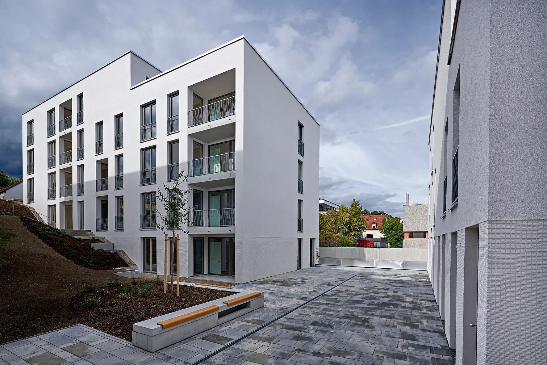 Neubau von 36 Wohnungen, 3 Gewerbeeinheiten und Tiefgarage Pfaffenhofen an der Ilm